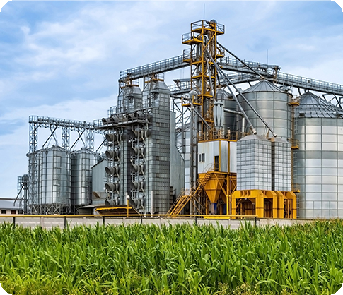 Agro silos granary elevator with seeds cleaning line