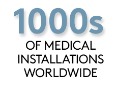 Thousands of Medical Installations Worldwide