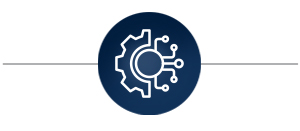 technology icon - gear with circuit