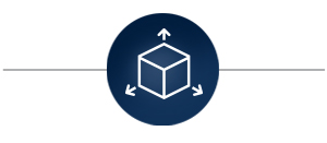 cube with force arrows pointing out