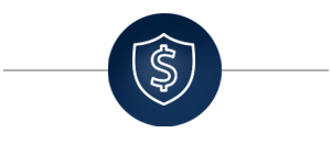shield with dollar symbol icon