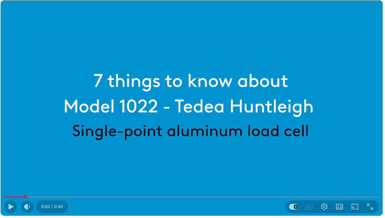 7 things to about VPG Force Sensors 1022 Aluminum load cell