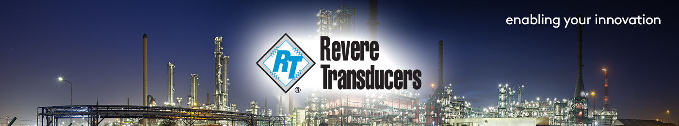 A gigantic oil refinery in the harbor of Antwerp at night - with Revere logo