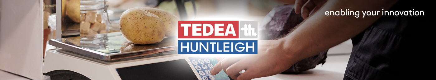supermarket checkout scale - with Tedea-Huntleigh logo