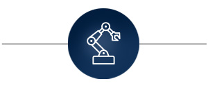 robotic assembly icon